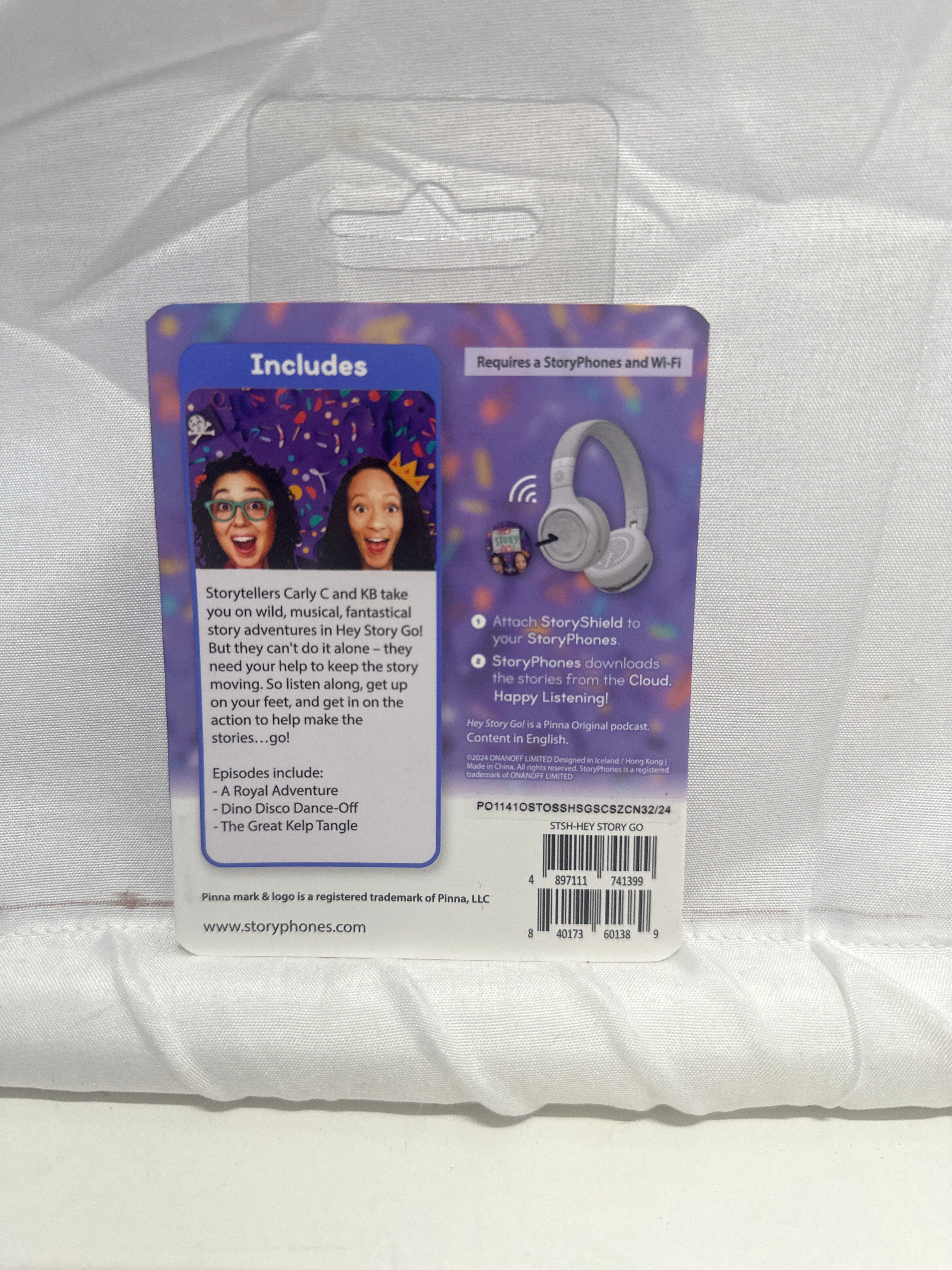 StoryShield Pinna Original “Hey Story Go!” Audio Disc for StoryPhones