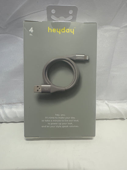 heyday™ 4 ft Lightning to USB-A Charging Cable