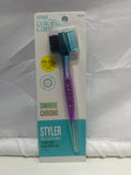 KISS Colors & Care Ombre Chrome Edge Styler Brush – Teal/Purple