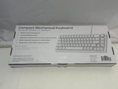 North Compact Mechanical Keyboard – 65% Wired RGB Gaming Keyboard