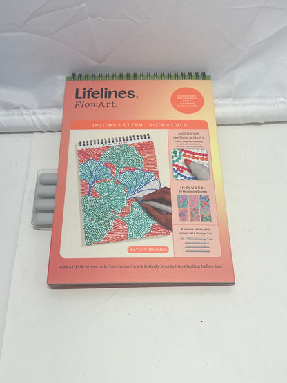 Lifelines FlowArt Dot-By-Letter Botanicals Art Kit
