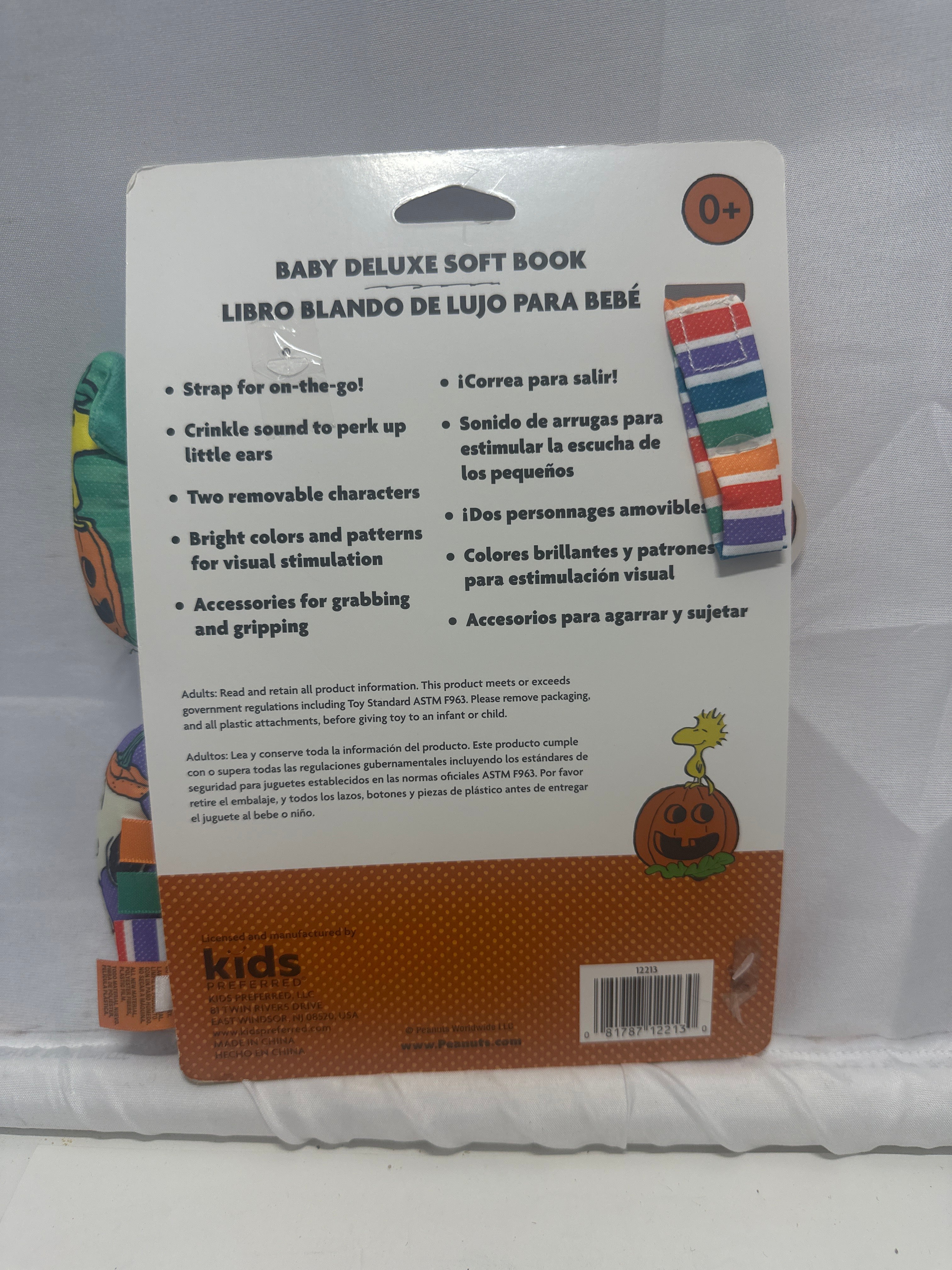 Peanuts Halloween Baby Deluxe Soft Book