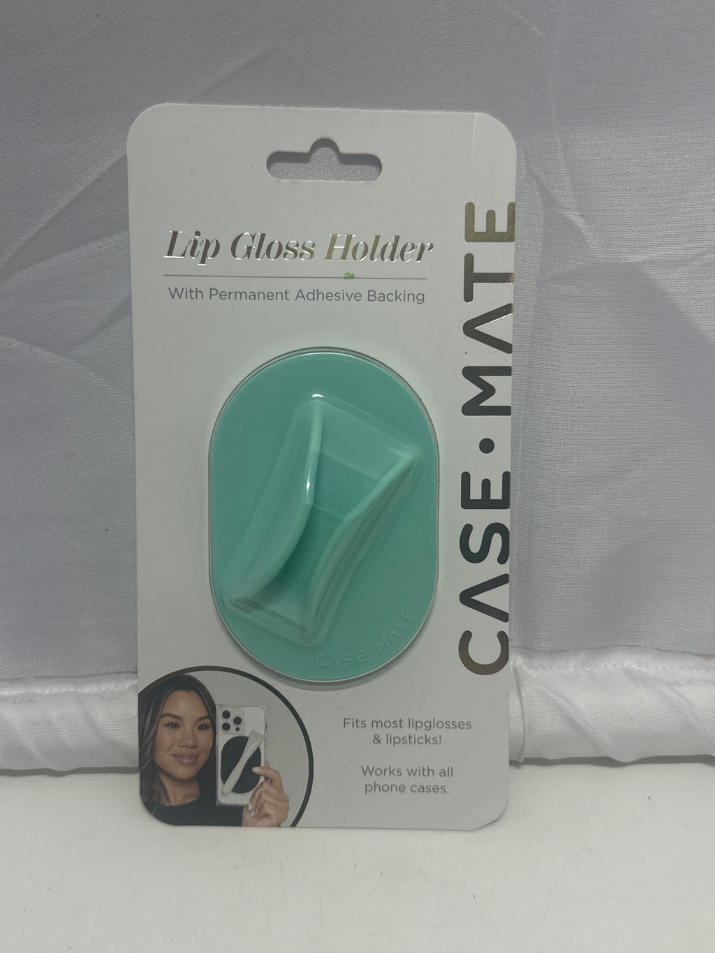 Case-Mate Lip Gloss Holder Adhesive Phone Case Accessory Mint