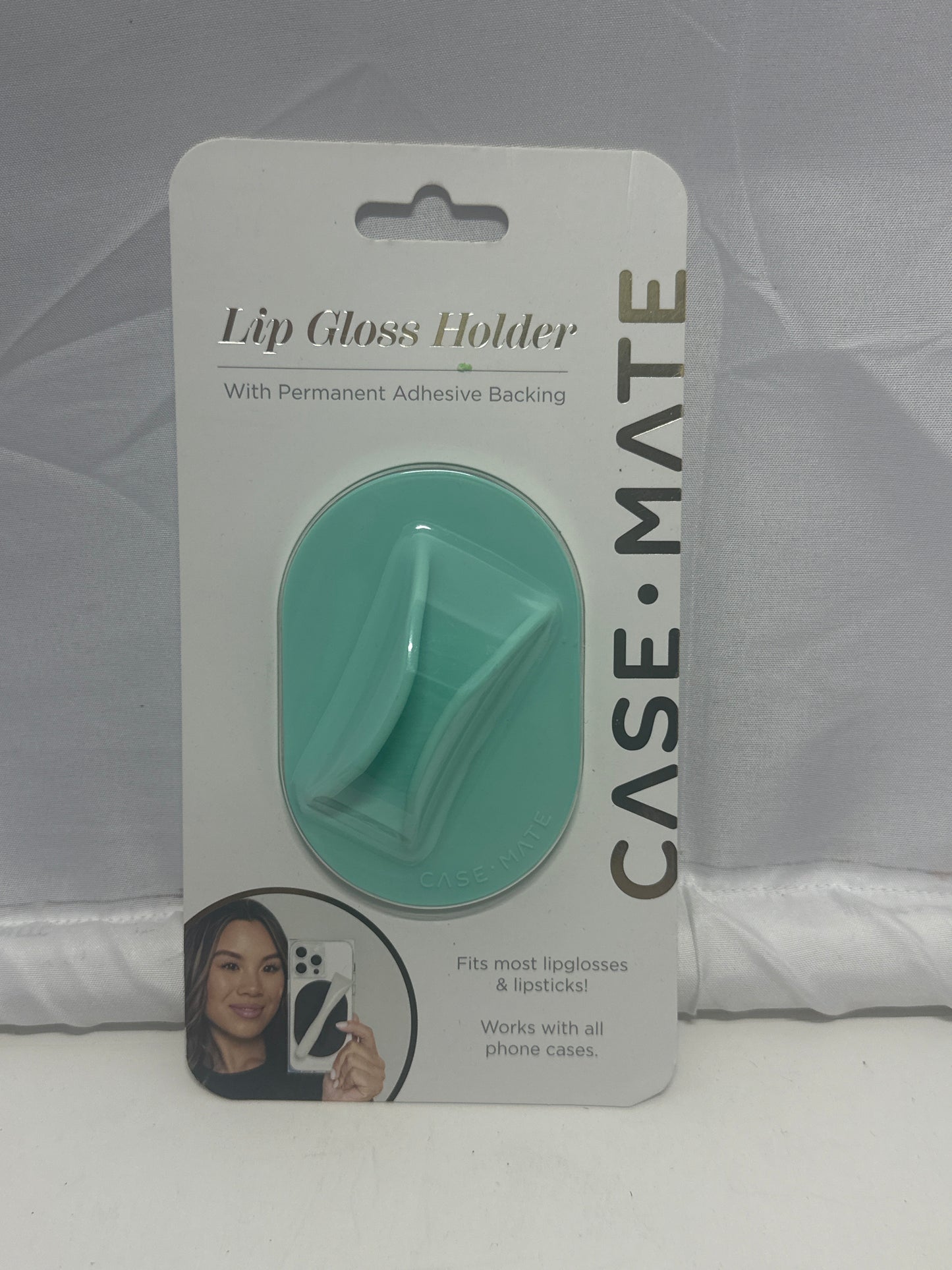 Case-Mate Lip Gloss Holder Adhesive Phone Case Accessory Mint
