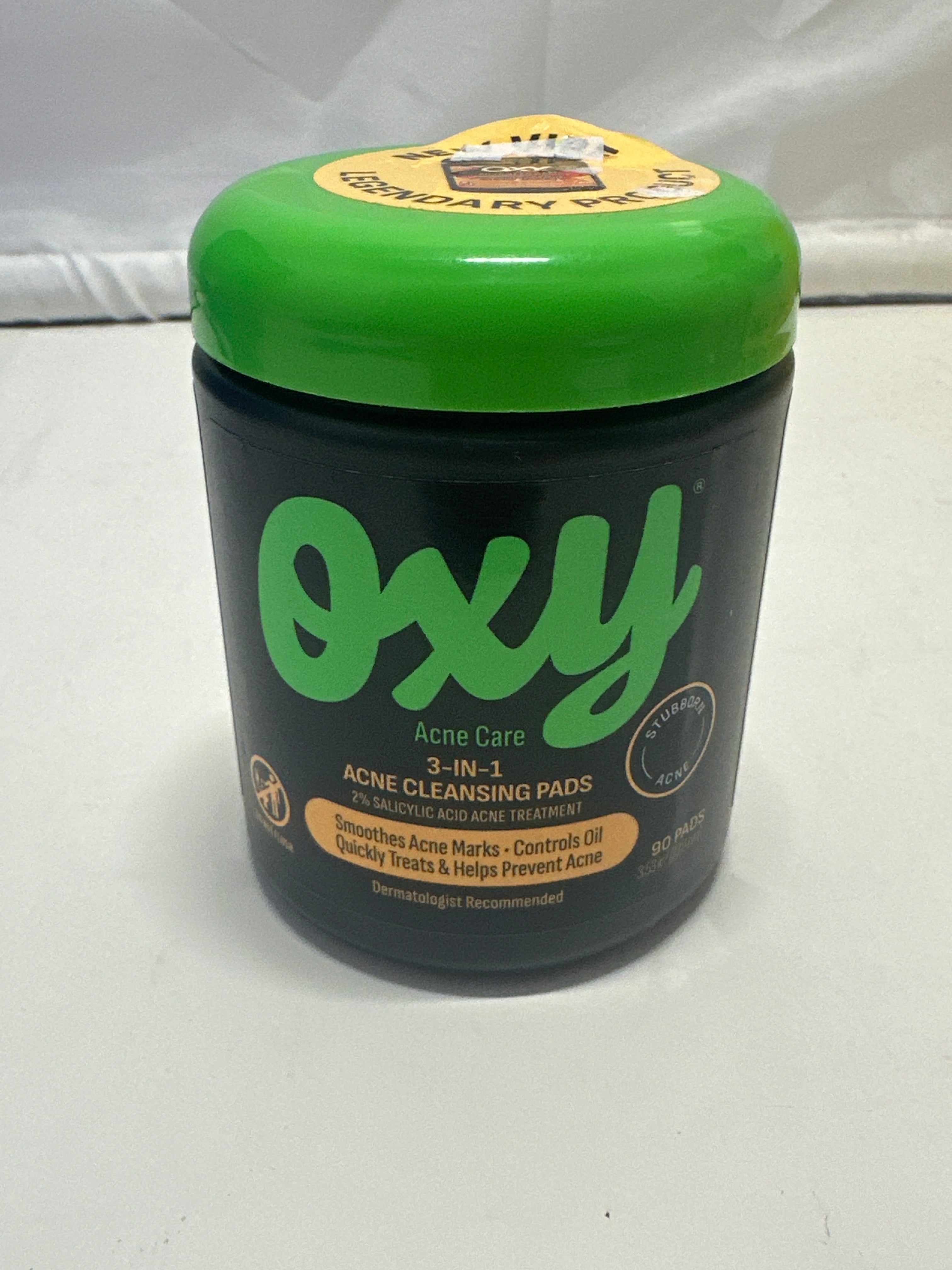 Oxy Acne Care 3-in-1 Acne Cleansing Pads 90 Pads 2% Salicylic Acid Exp 03/2028