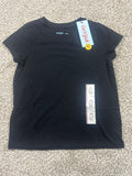 Cat & Jack girls ebony classic short sleeve T-shirt, size XS 4/5