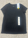 Cat & Jack girls ebony classic short sleeve T-shirt, size S 6/7