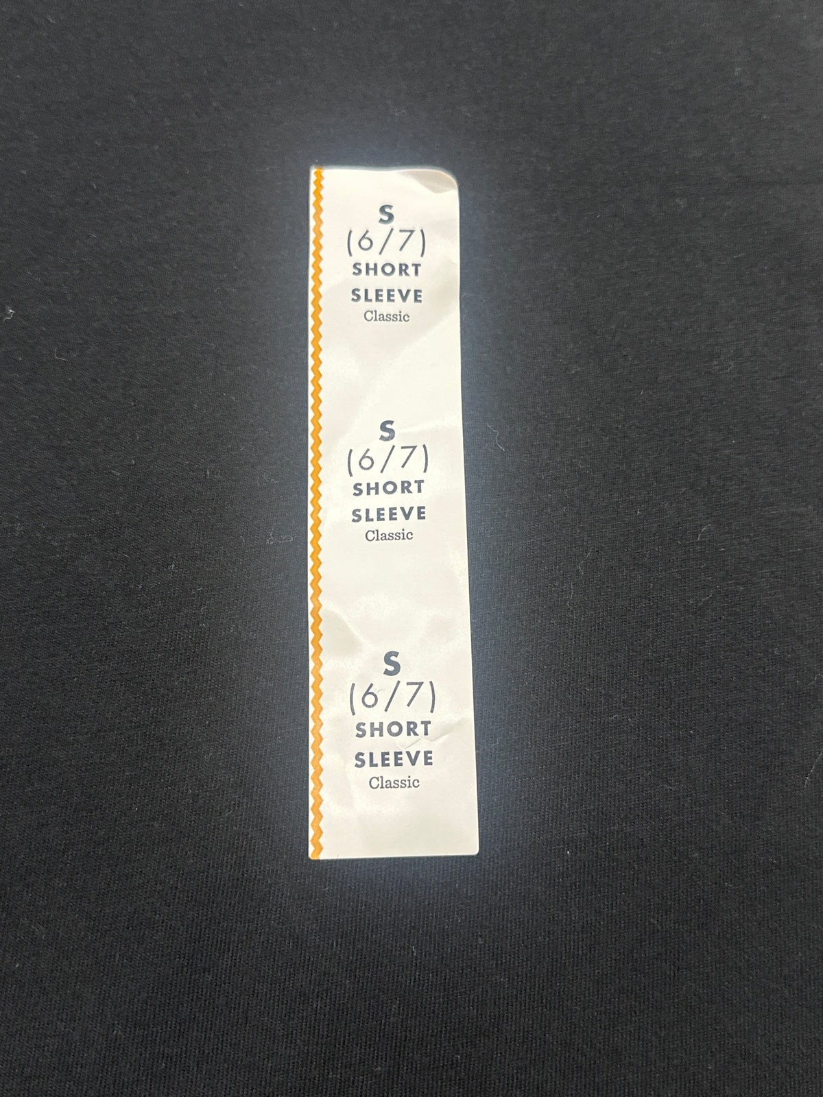 Cat & Jack girls ebony classic short sleeve T-shirt detail