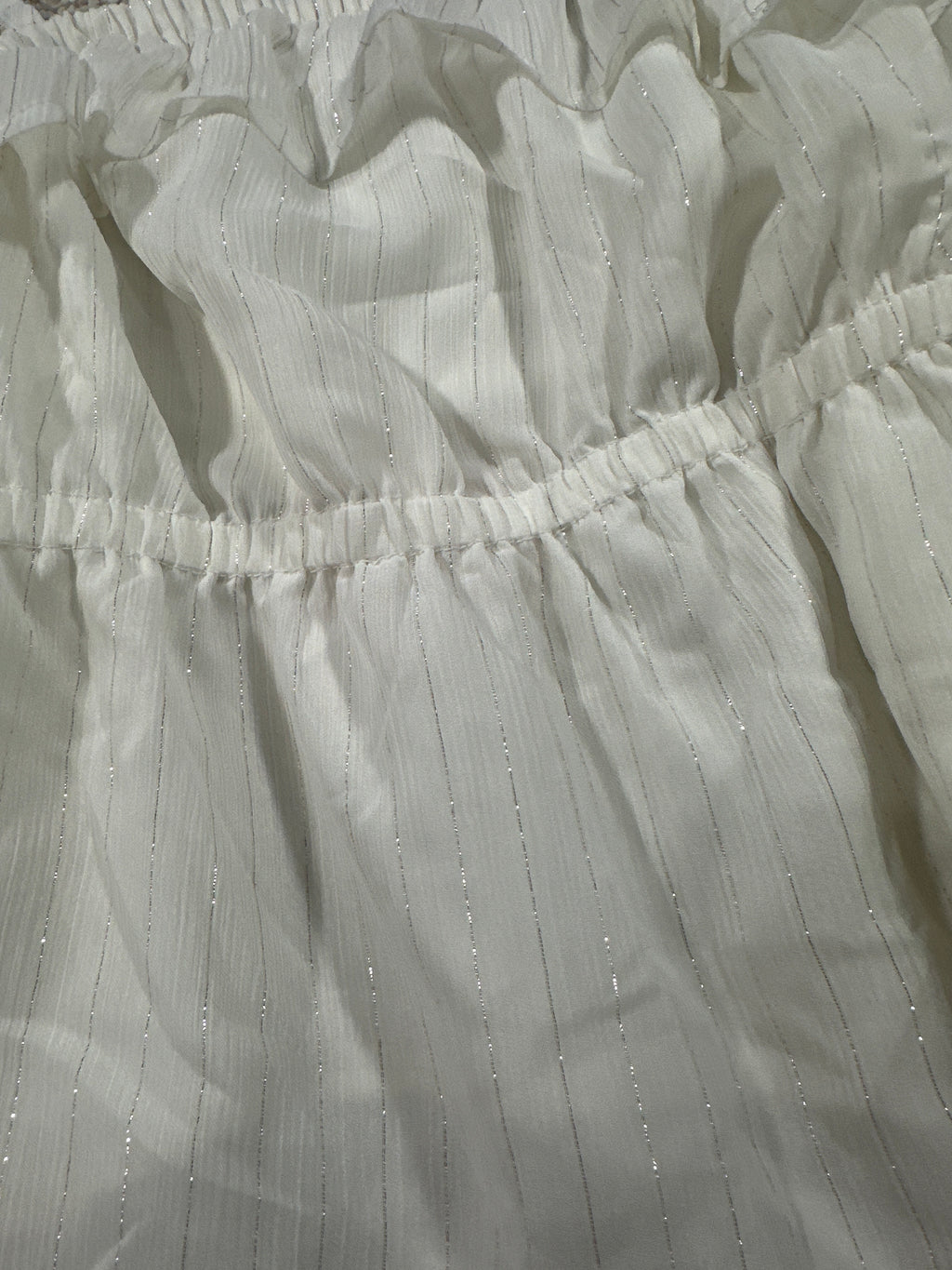 Cat & Jack Almond Cream Ruffle Camisole Top Size L (10-12) - photo 2