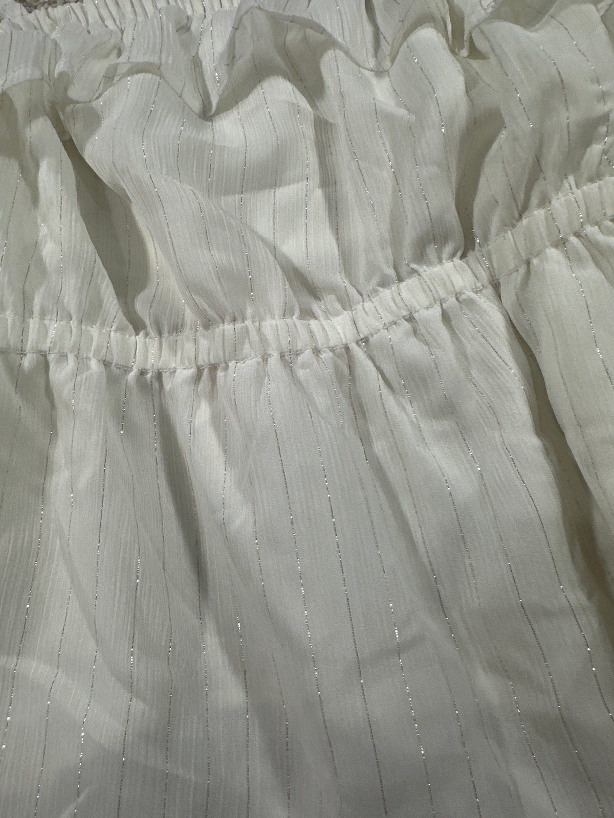 Cat & Jack Almond Cream Ruffle Camisole Top Size L (10-12) - photo 2