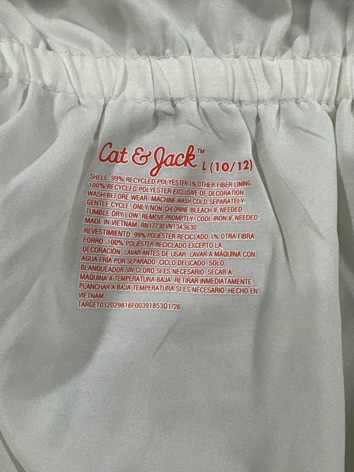 Cat & Jack Almond Cream Ruffle Camisole Top Size L (10-12) - photo 4