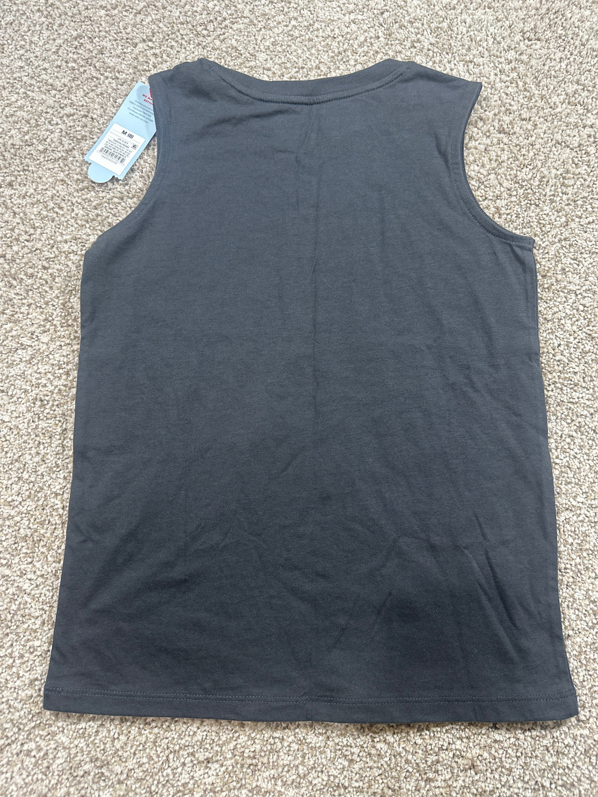 Cat & Jack charcoal sleeveless tank top size M 8