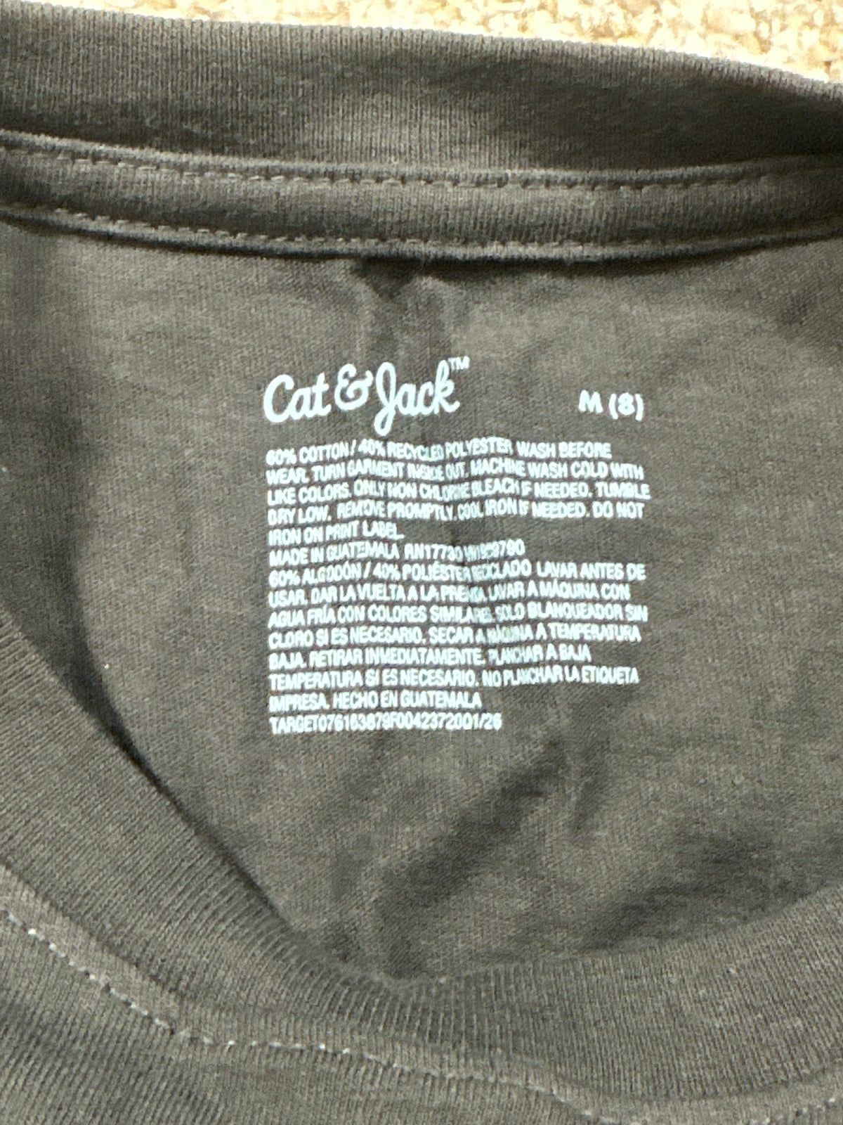 Cat & Jack charcoal sleeveless tank top size M 8