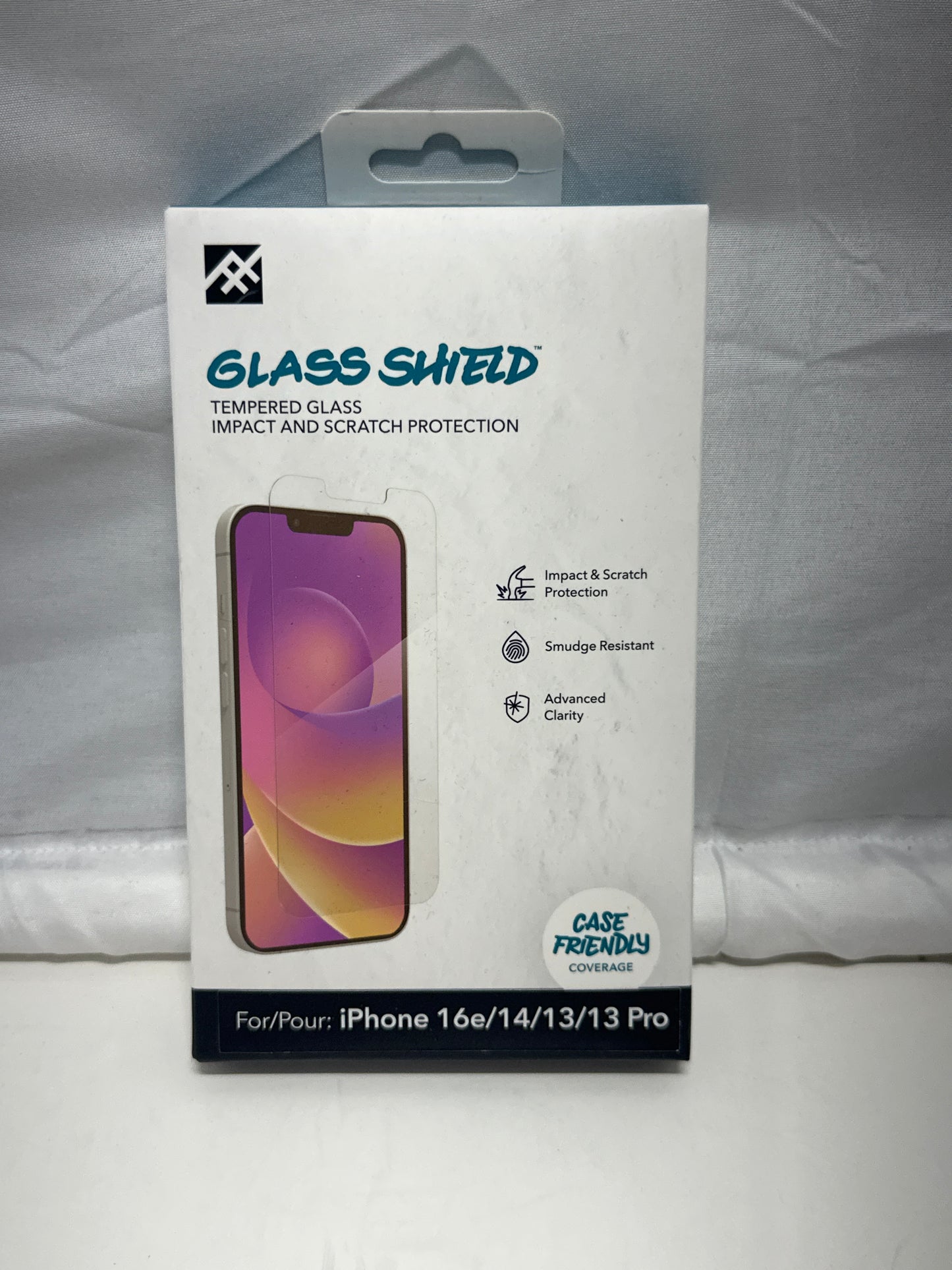 IFROGZ Glass Shield Tempered Glass Screen Protector iPhone 16e/14/13/13 Pro