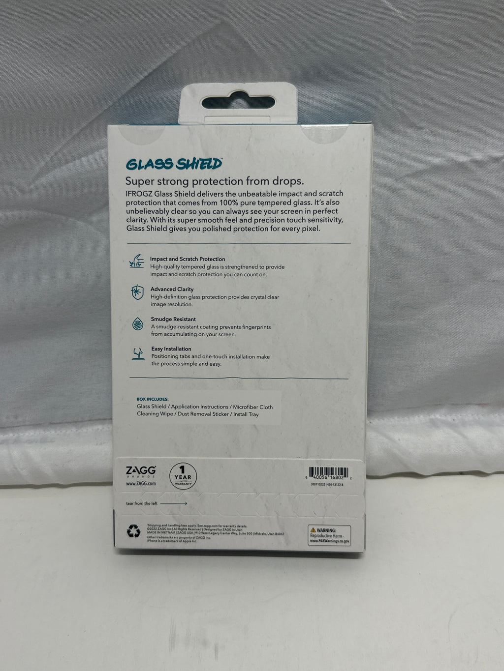 IFROGZ Glass Shield Tempered Glass Screen Protector iPhone 16e/14/13/13 Pro