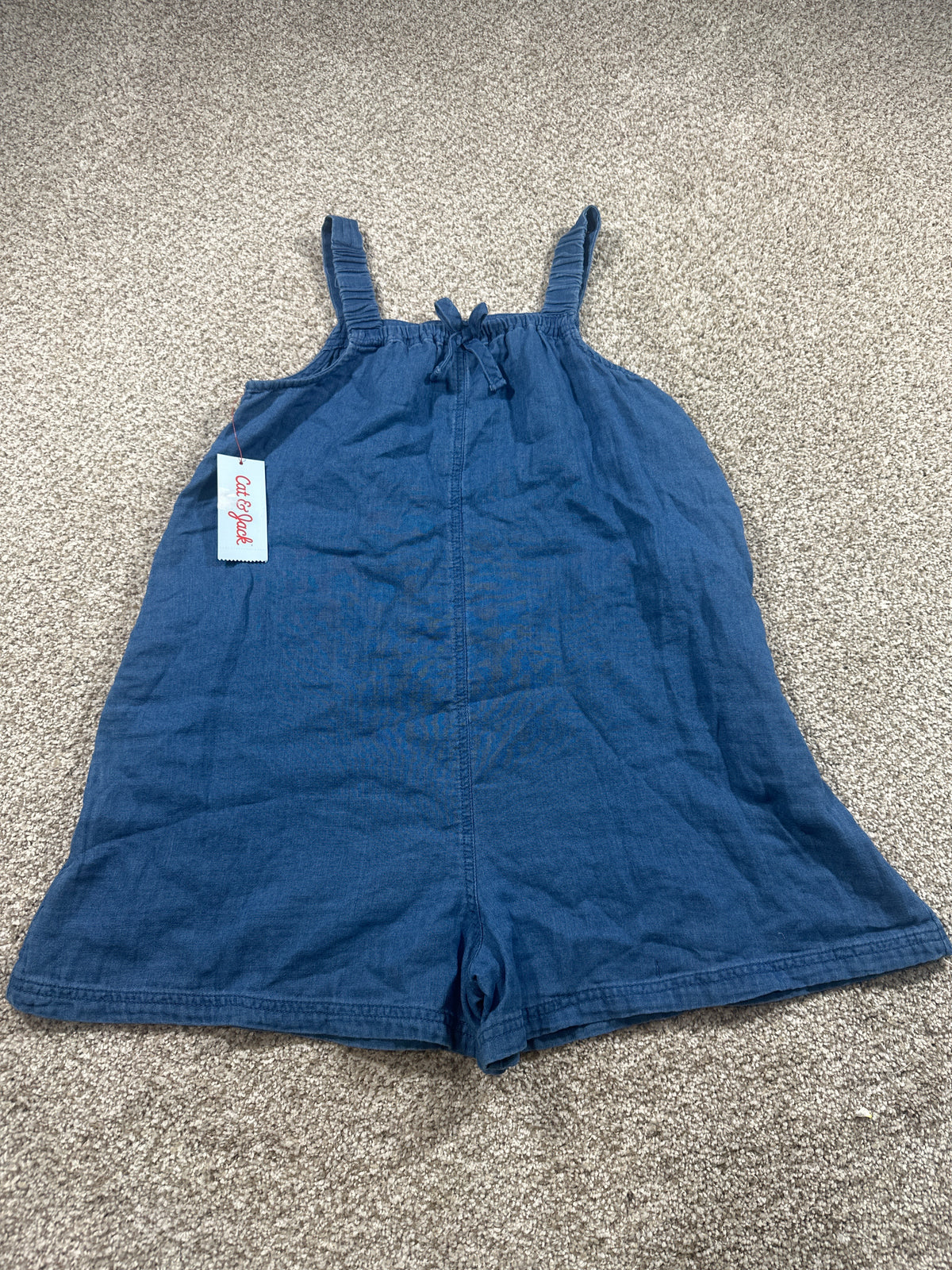 Cat & Jack Indigo Chambray Romper Size L (10-12) - photo 3