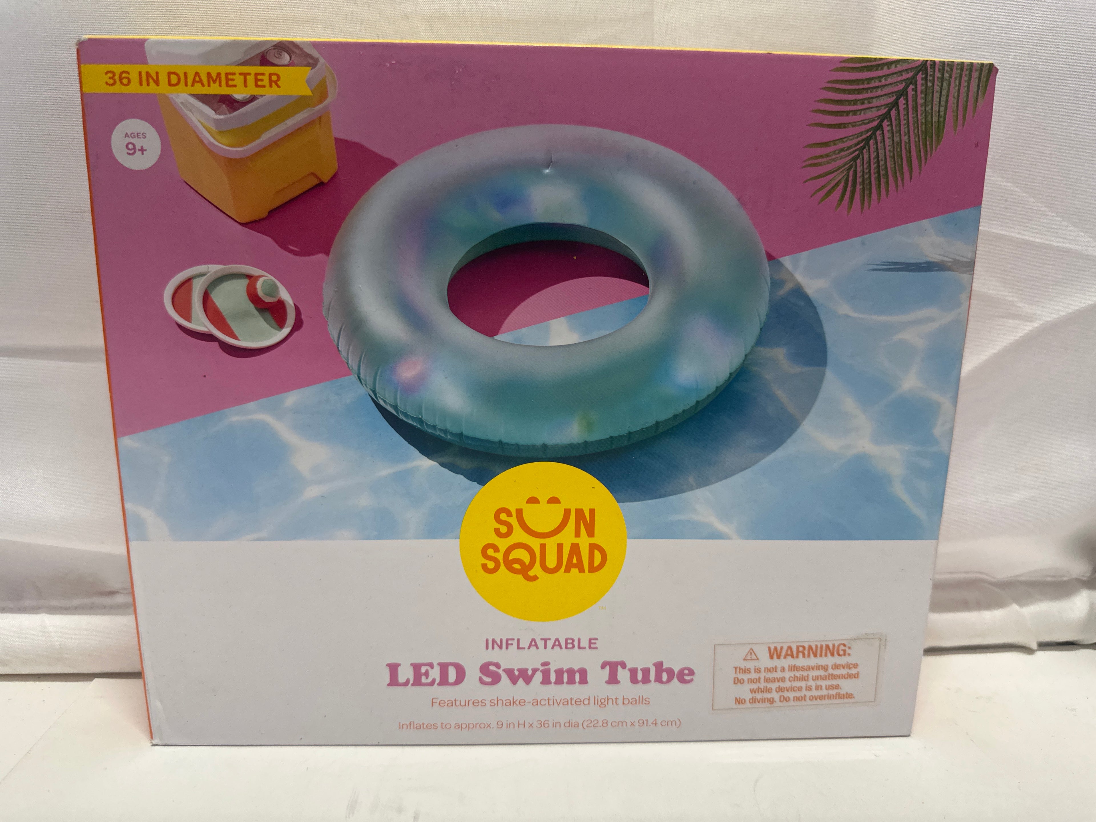 Sun Squad Inflatable LED Swim Tube