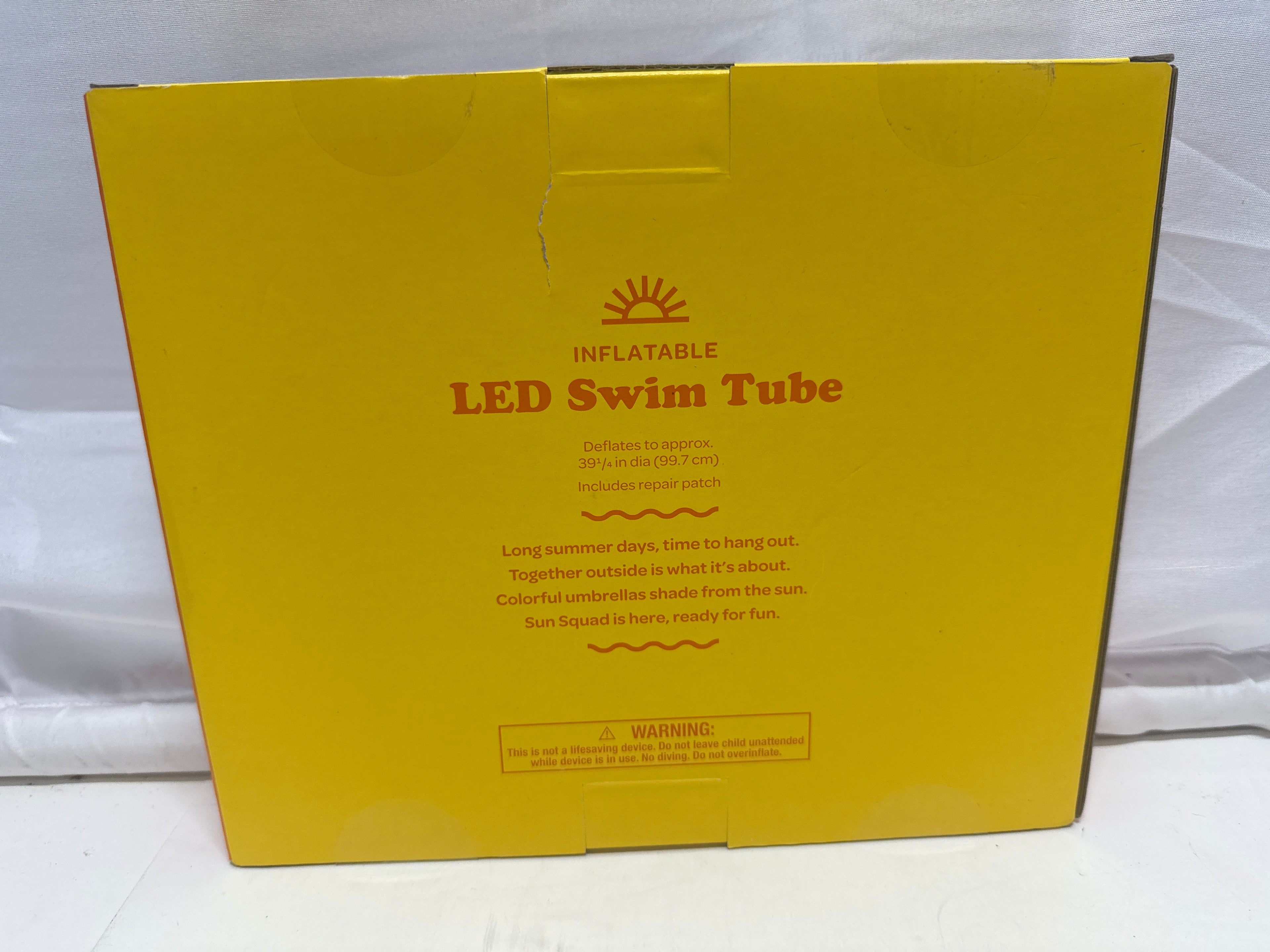 Sun Squad Inflatable LED Swim Tube