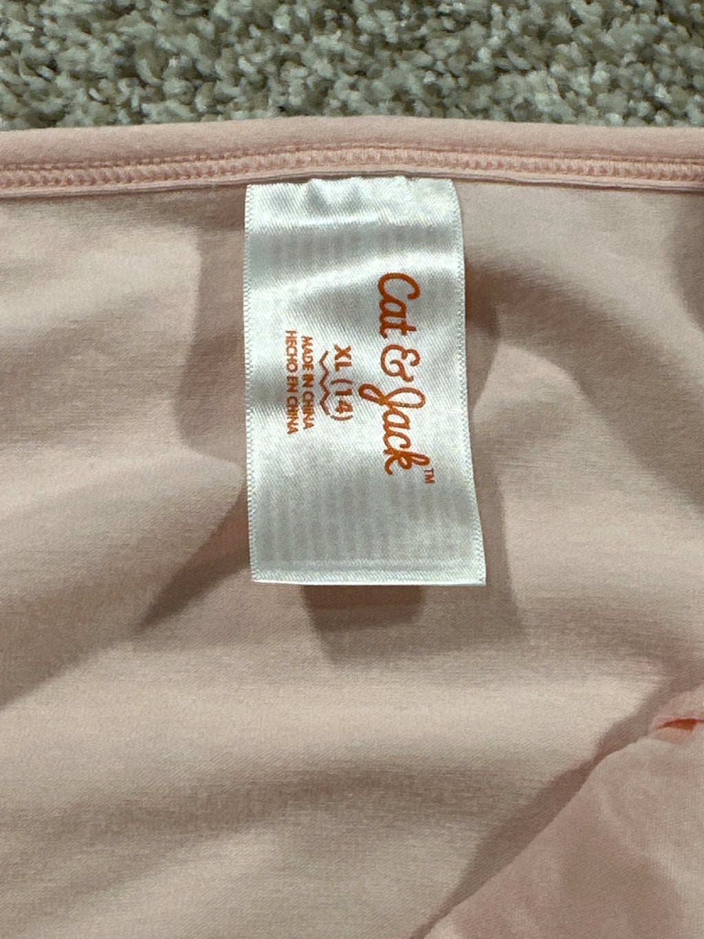 Cat & Jack girls pink tulle dress detail 4