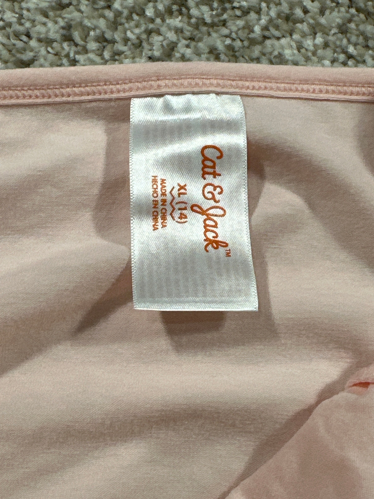 Cat & Jack girls pink tulle dress detail 4