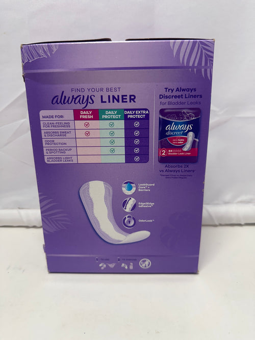 Always Daily Extra Protect Liners – Extra Long (68 Count)