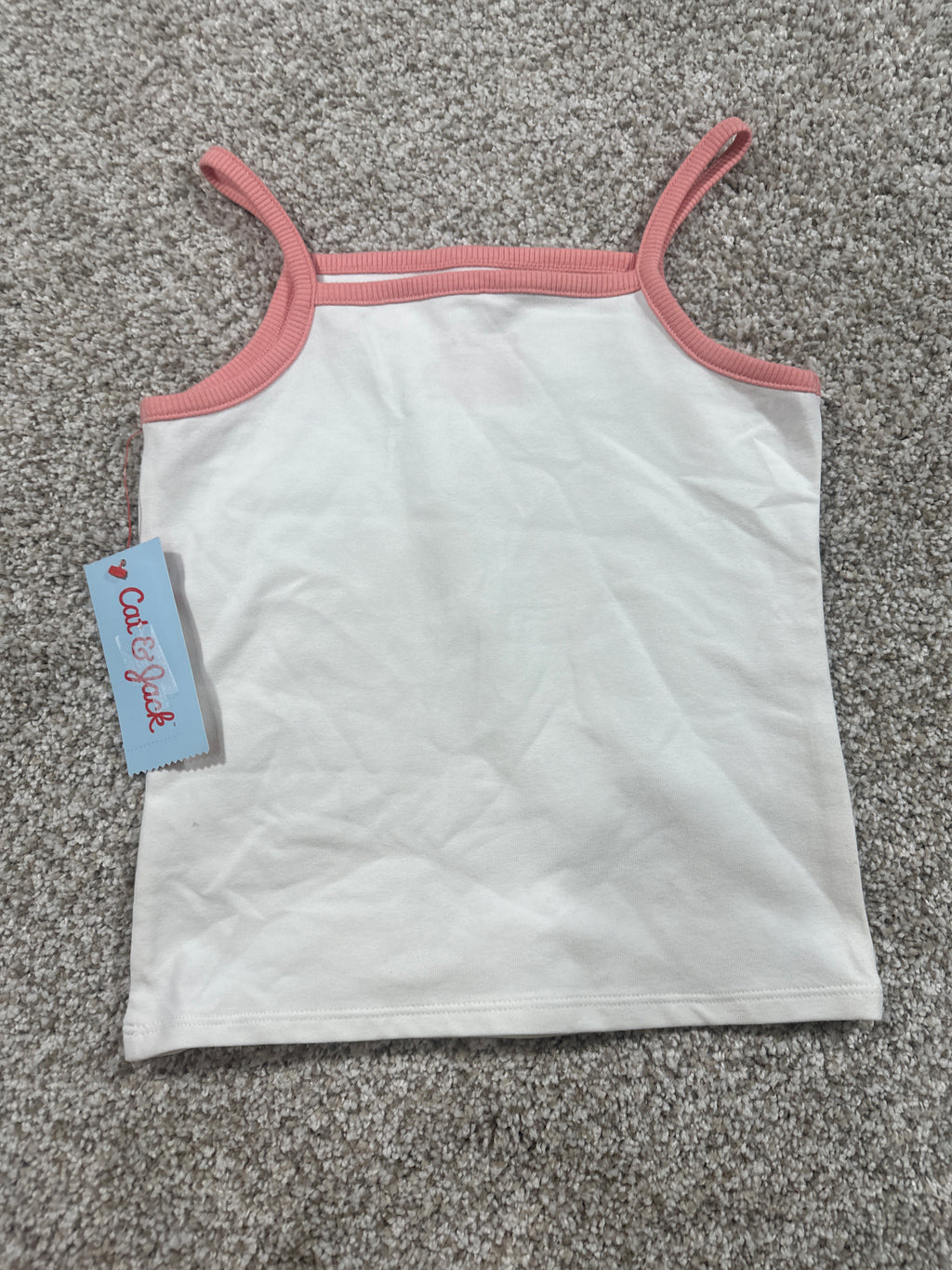 Cat & Jack Girls Coastal Cowgirl Rib Trim Tank Top Size XS 4 5 — photo 3