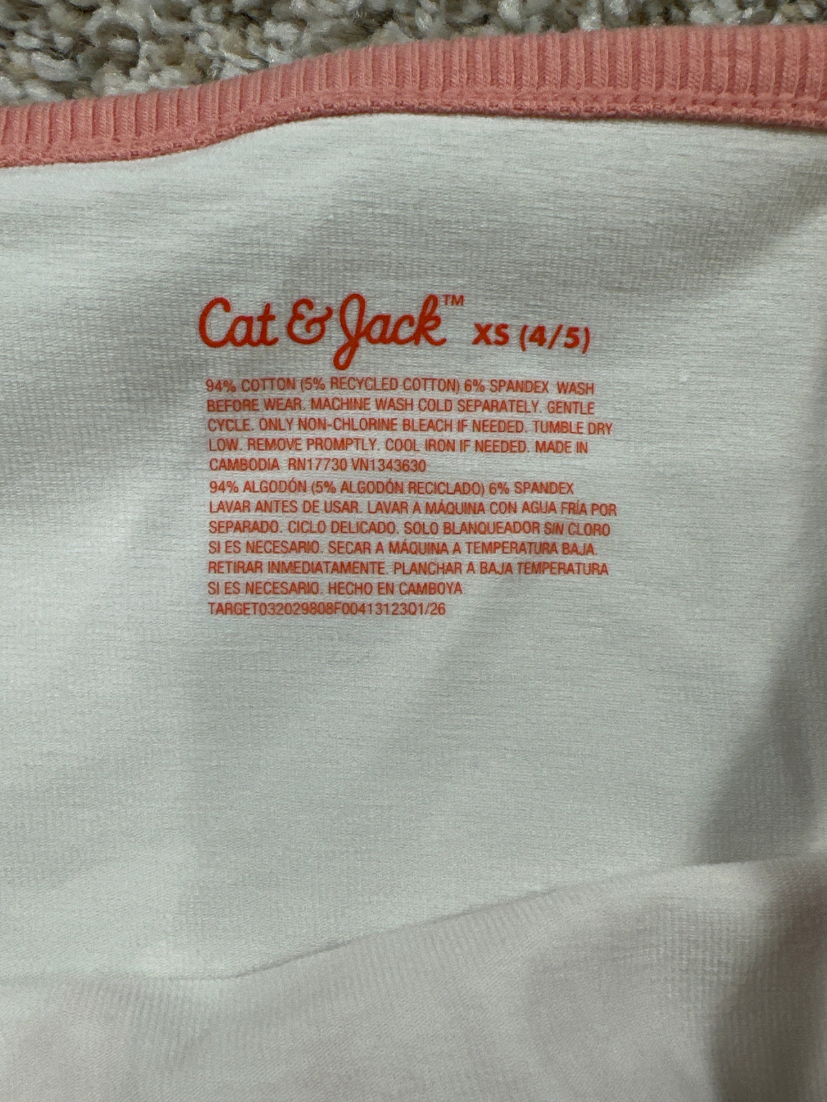 Cat & Jack Girls Coastal Cowgirl Rib Trim Tank Top Size XS 4 5 — photo 4