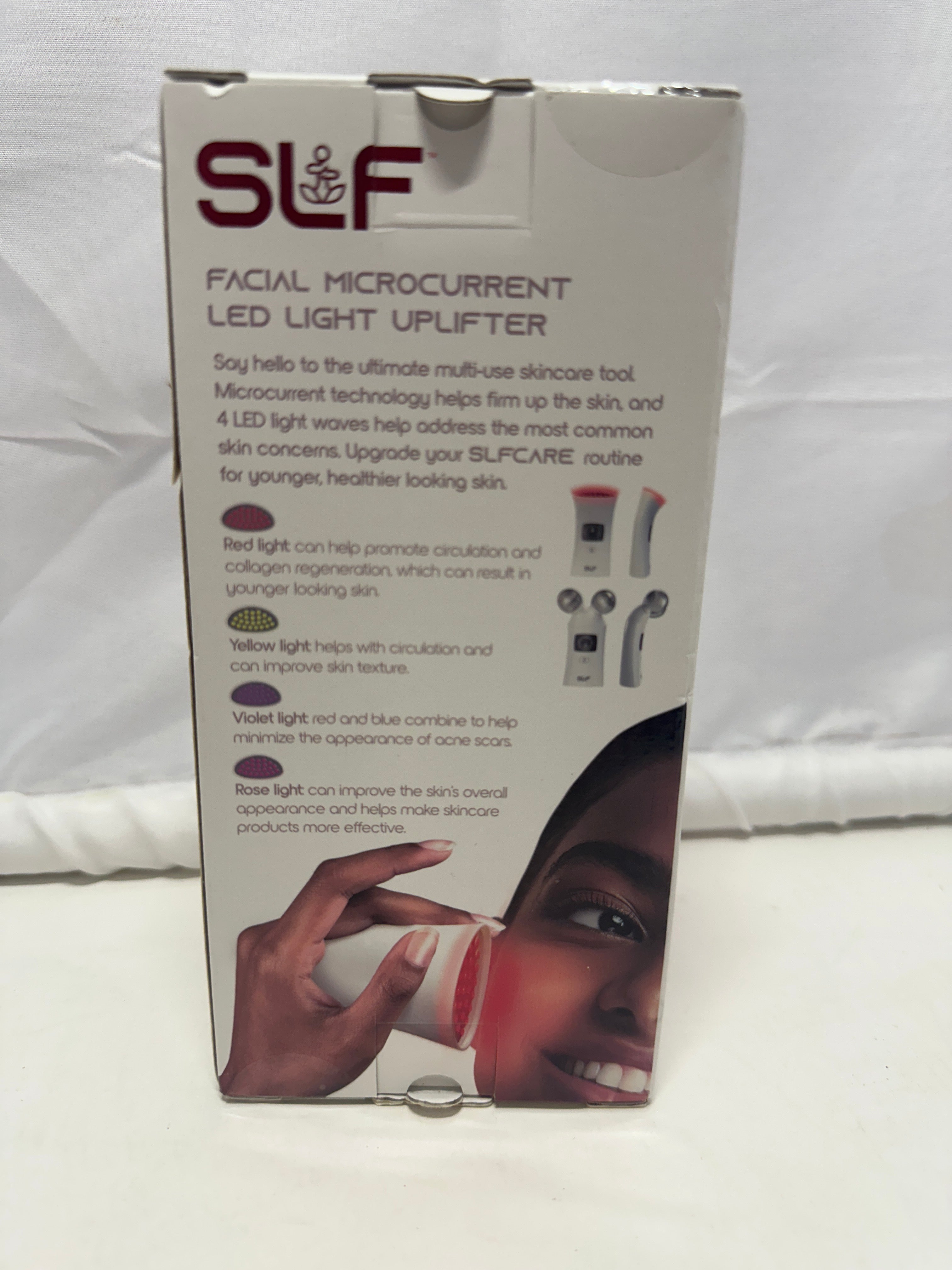 SLF Facial Microcurrent LED Light Uplifter – LED Skincare Device