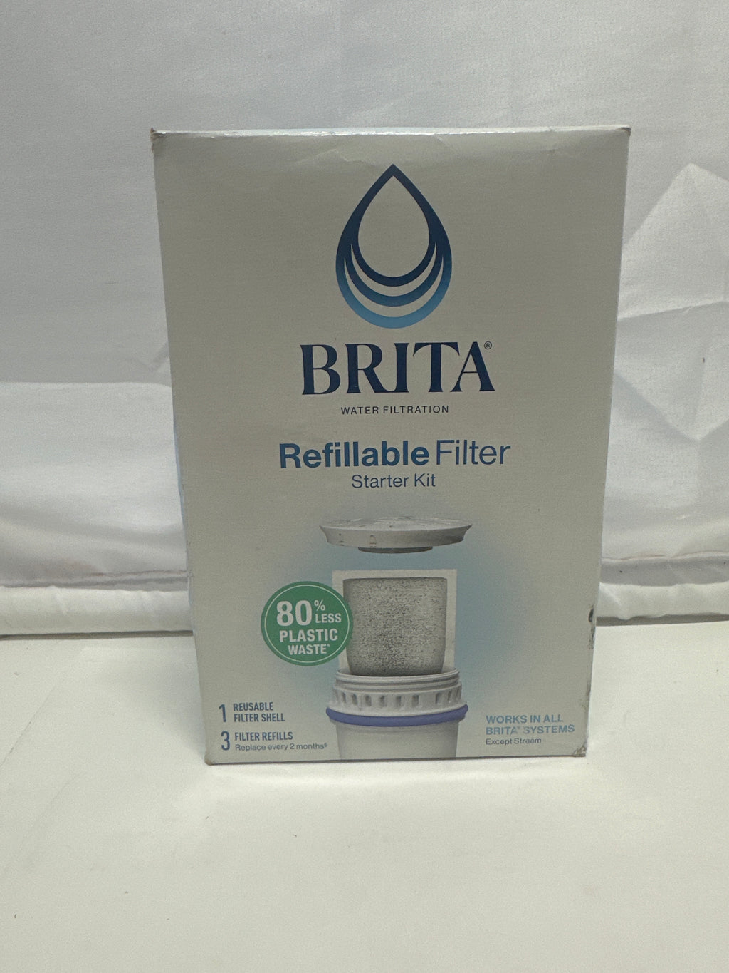 Brita Refillable Water Filter Starter Kit – Eco-Friendly Filtration System