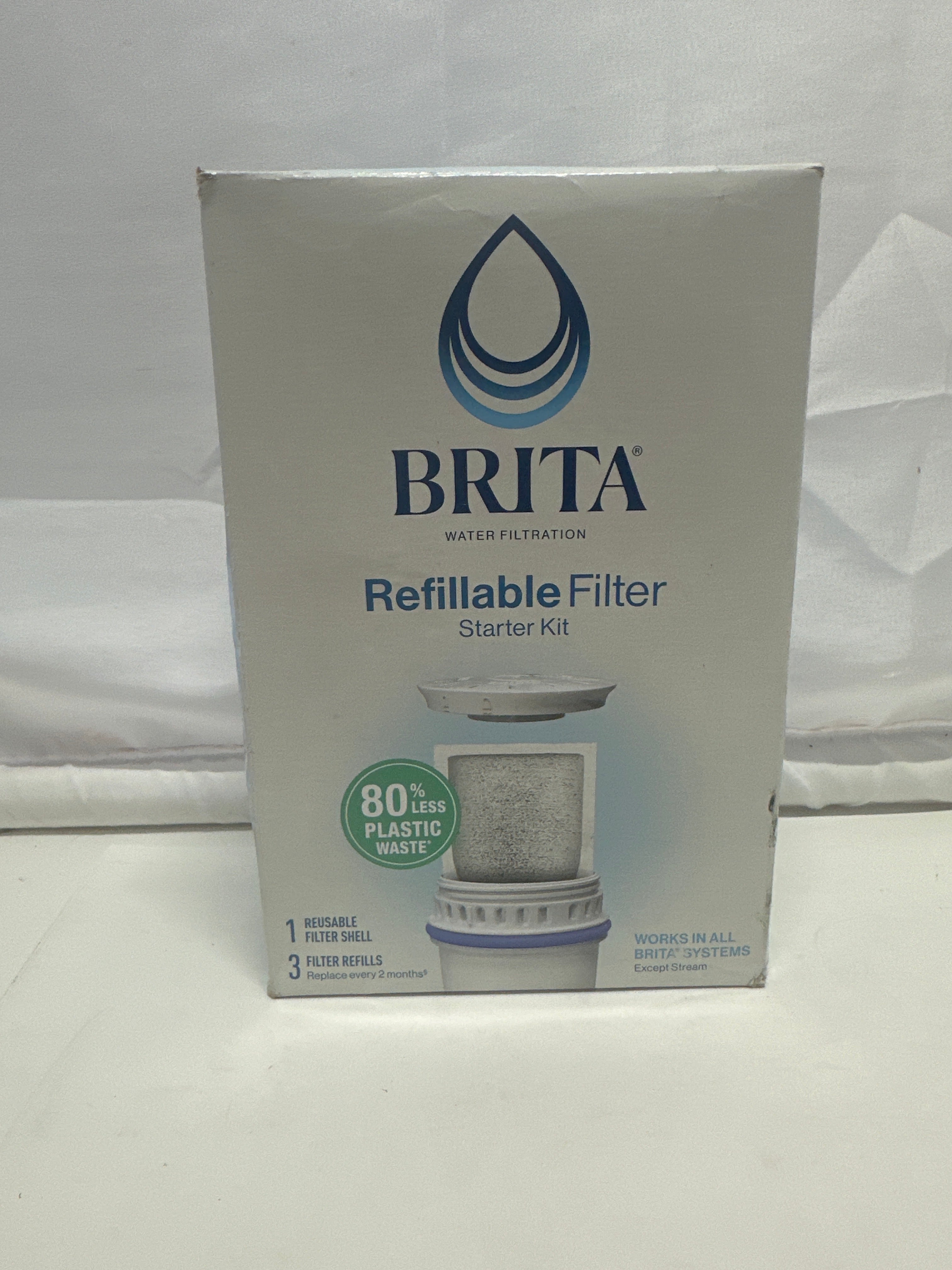 Brita Refillable Water Filter Starter Kit – Eco-Friendly Filtration System