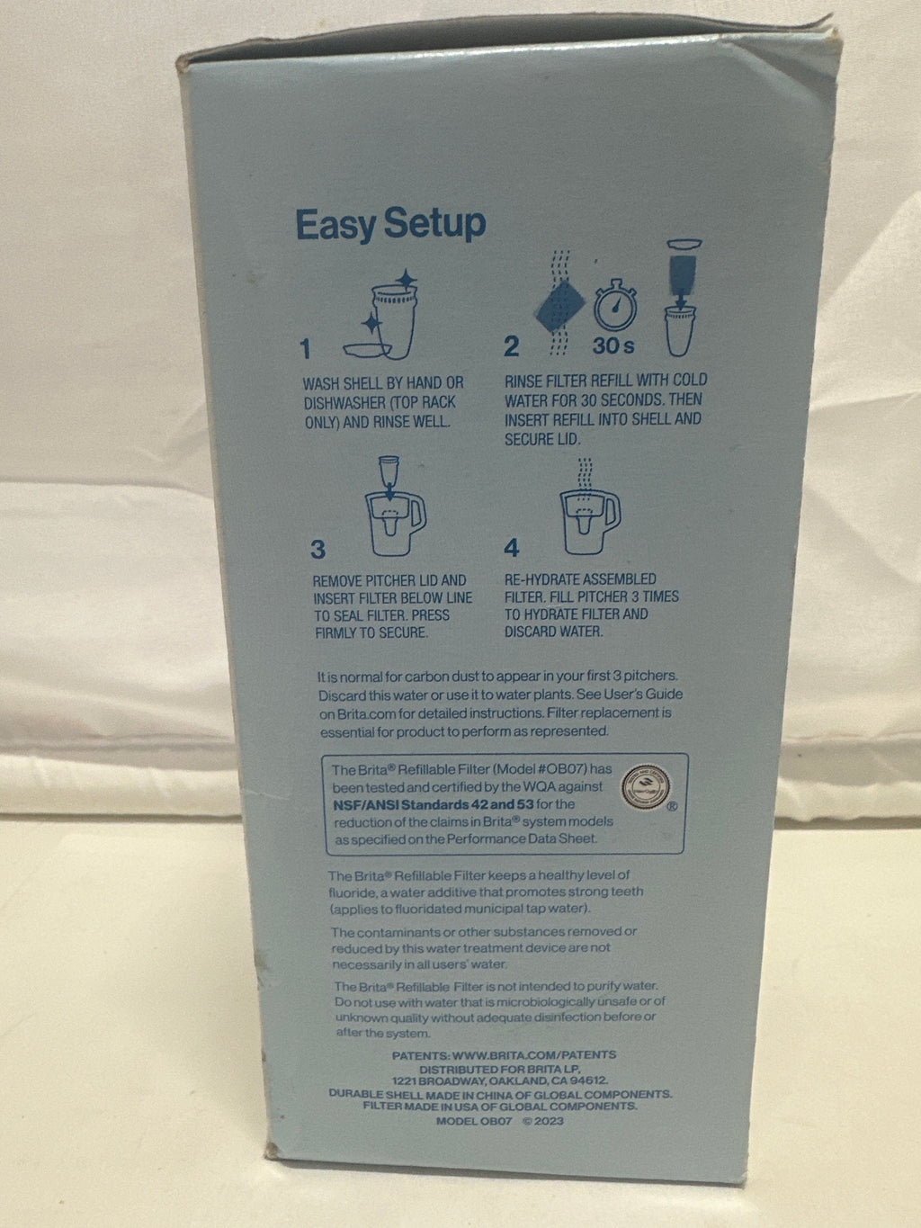 Brita Refillable Water Filter Starter Kit – Eco-Friendly Filtration System