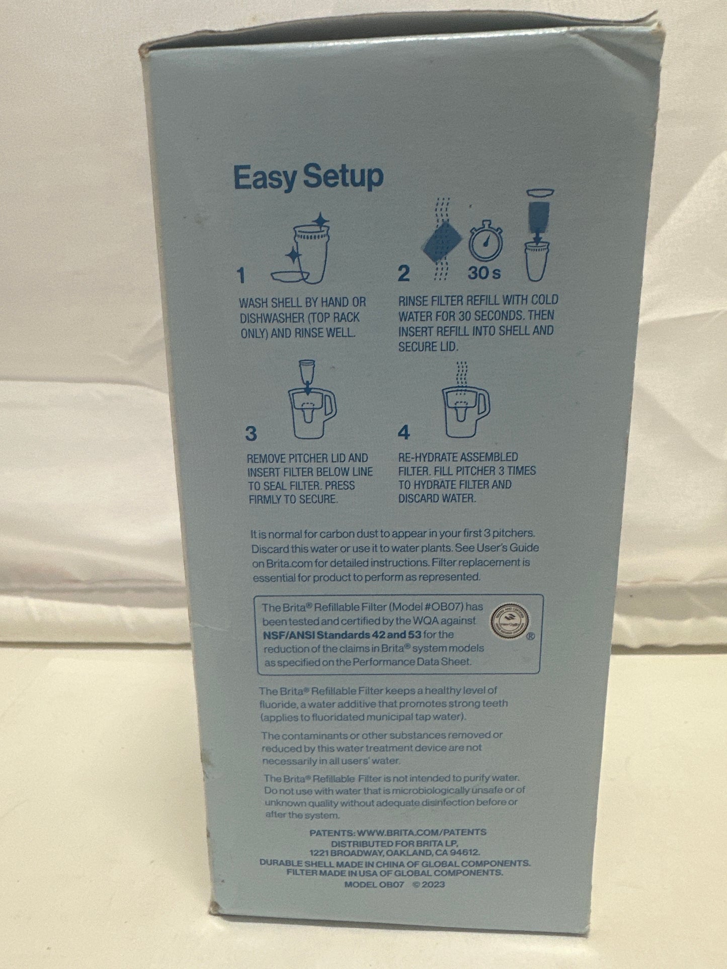 Brita Refillable Water Filter Starter Kit – Eco-Friendly Filtration System