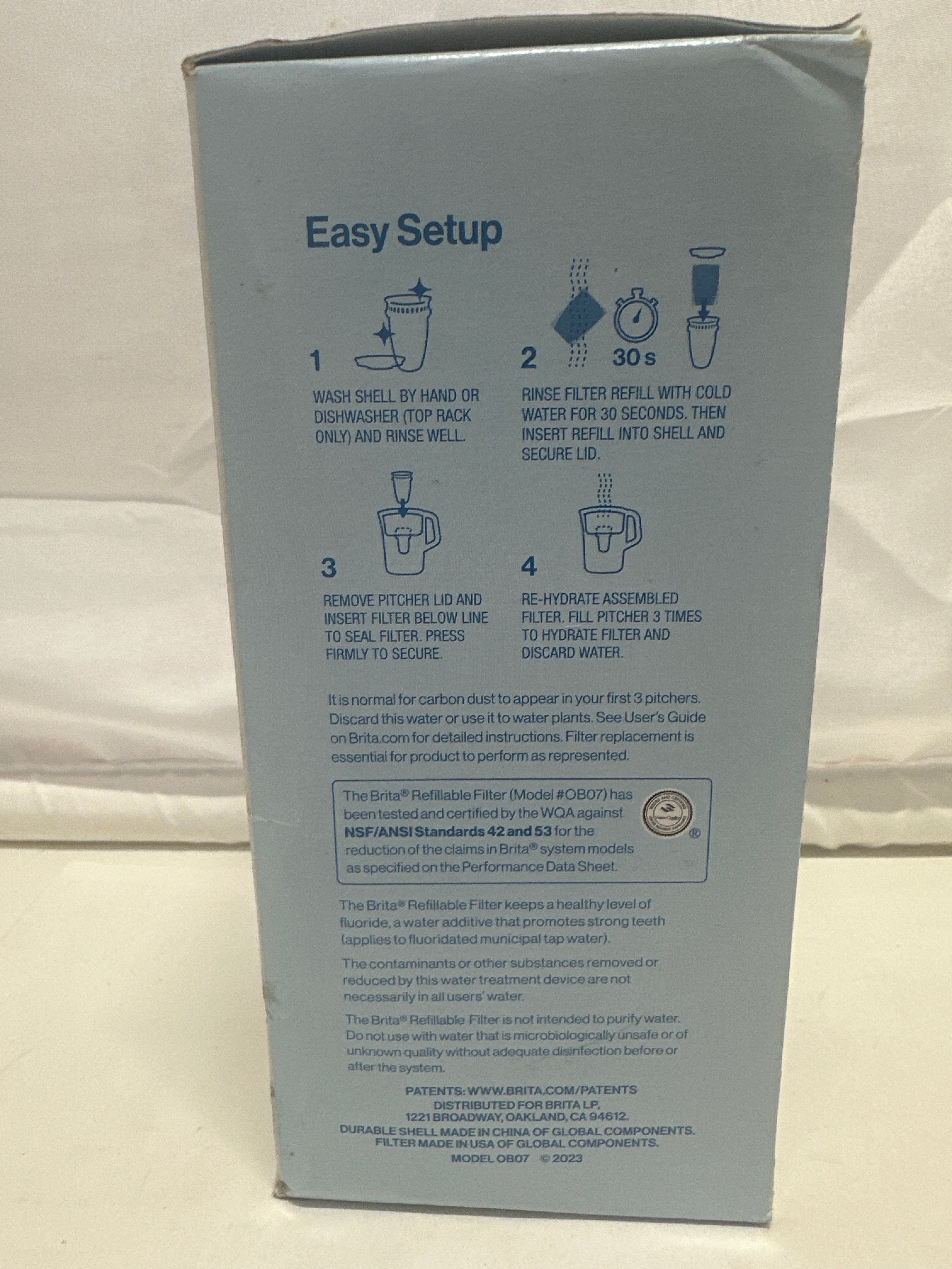 Brita Refillable Water Filter Starter Kit – Eco-Friendly Filtration System