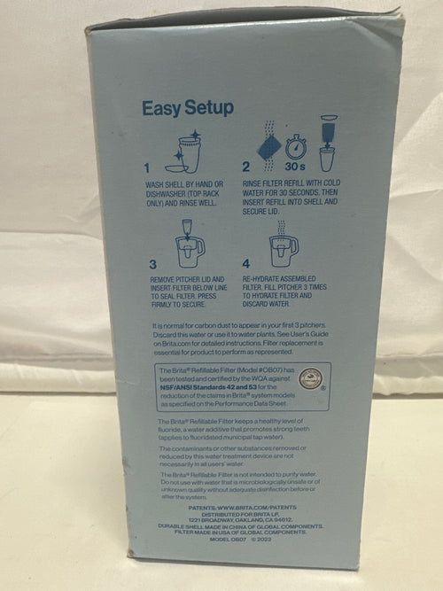 Brita Refillable Water Filter Starter Kit – Eco-Friendly Filtration System