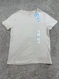 Cat & Jack girls classic short-sleeve beige T-shirt, size M 8