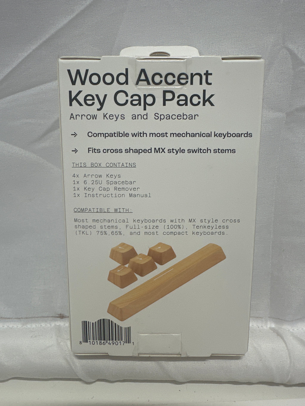 NORTH Wood Accent Keycap Set – Mechanical Keyboard Keycaps