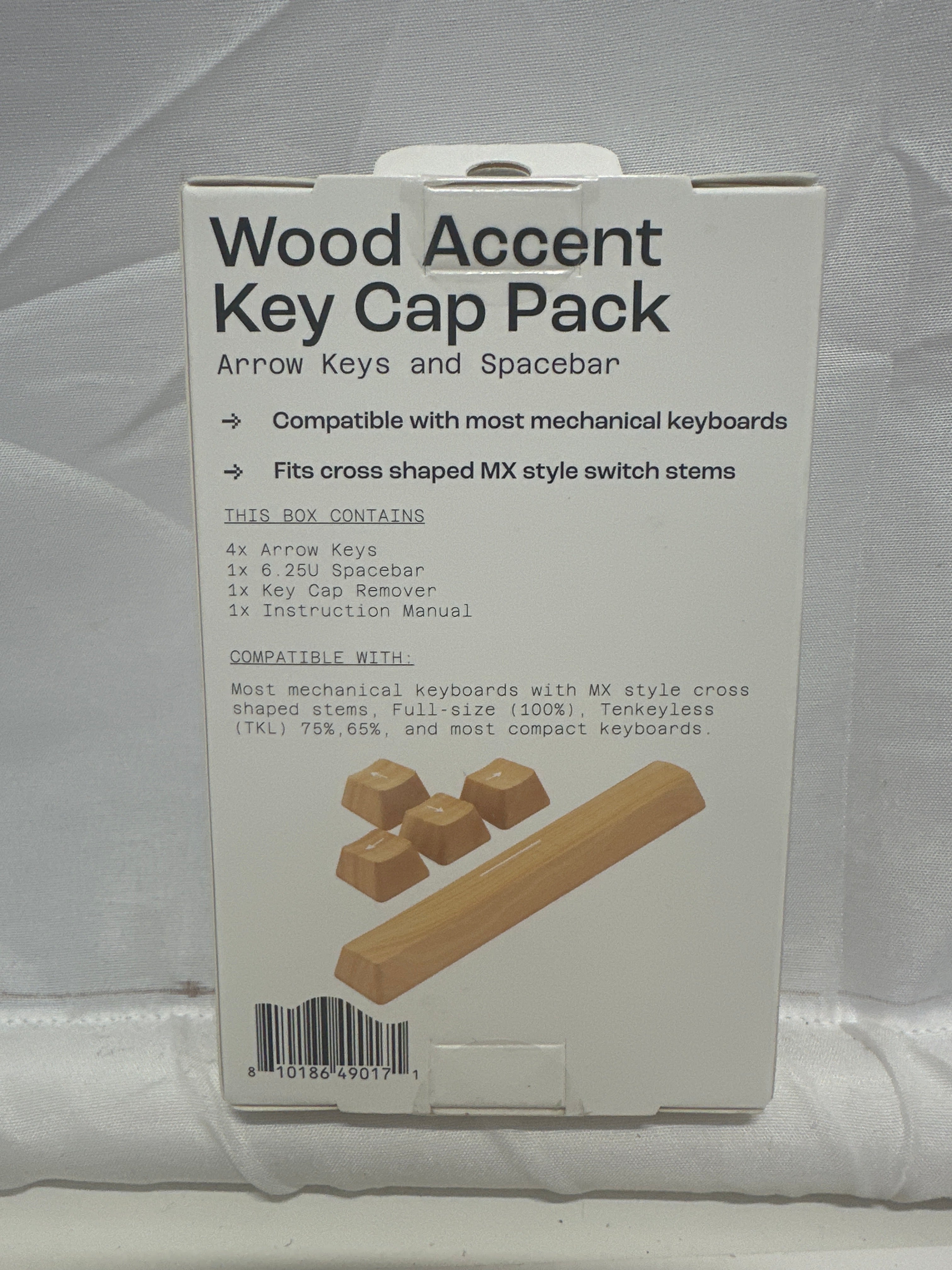 NORTH Wood Accent Keycap Set – Mechanical Keyboard Keycaps