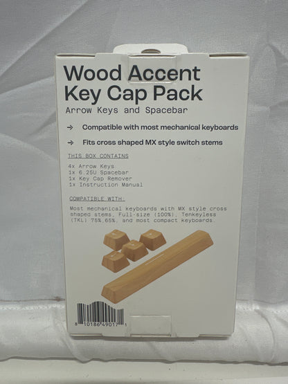 NORTH Wood Accent Keycap Set – Mechanical Keyboard Keycaps