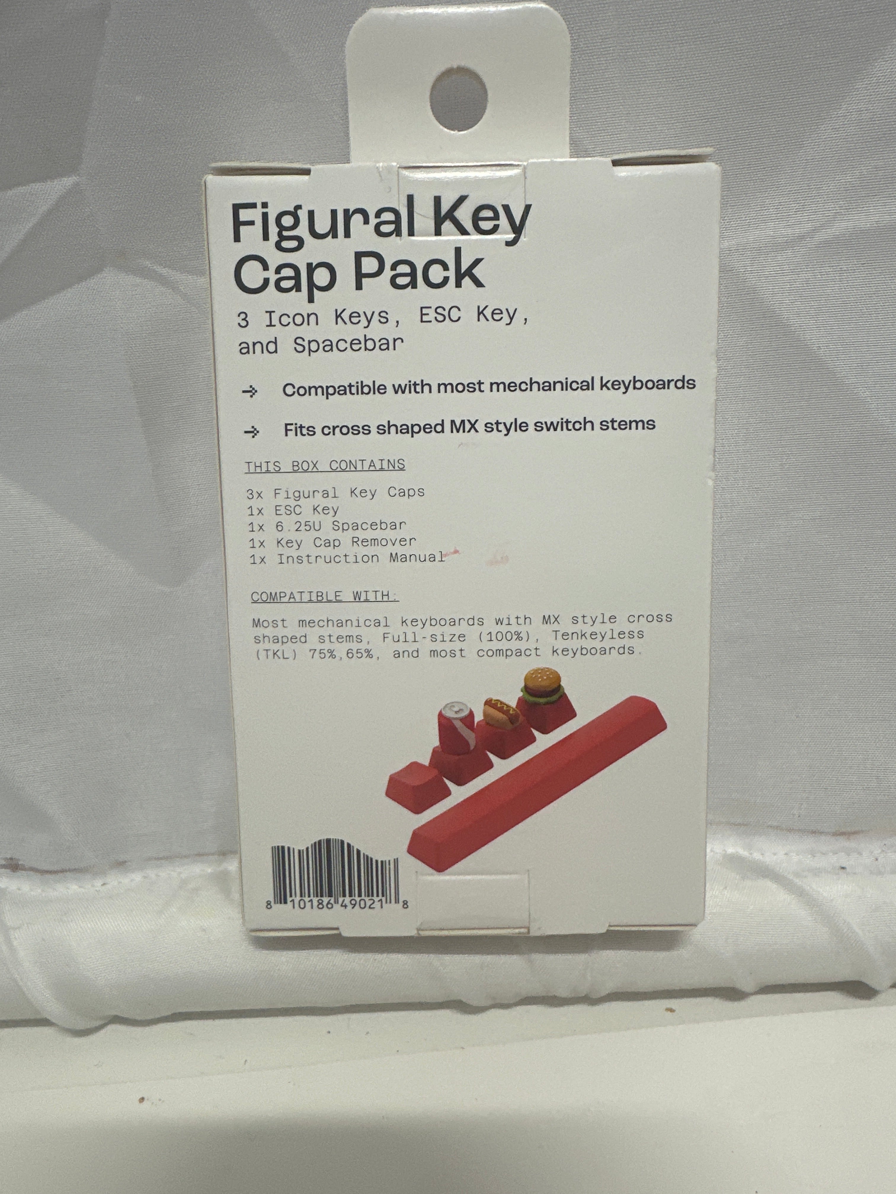 NORTH Food-Themed Figural Keycap Set – Mechanical Keyboard Keycaps