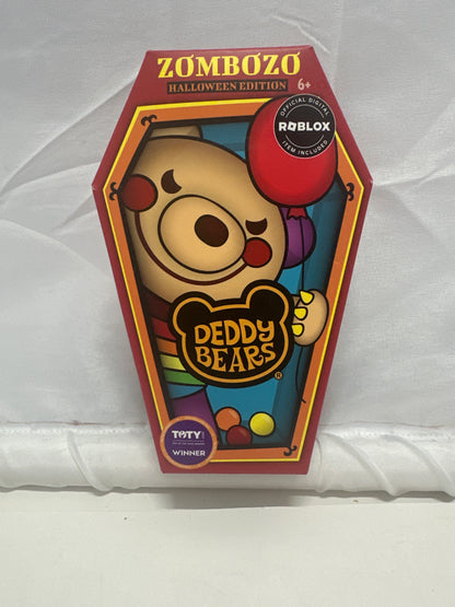 Deddy Bears Zombozo Halloween Edition Collectible Figure – Roblox Digital Item Included