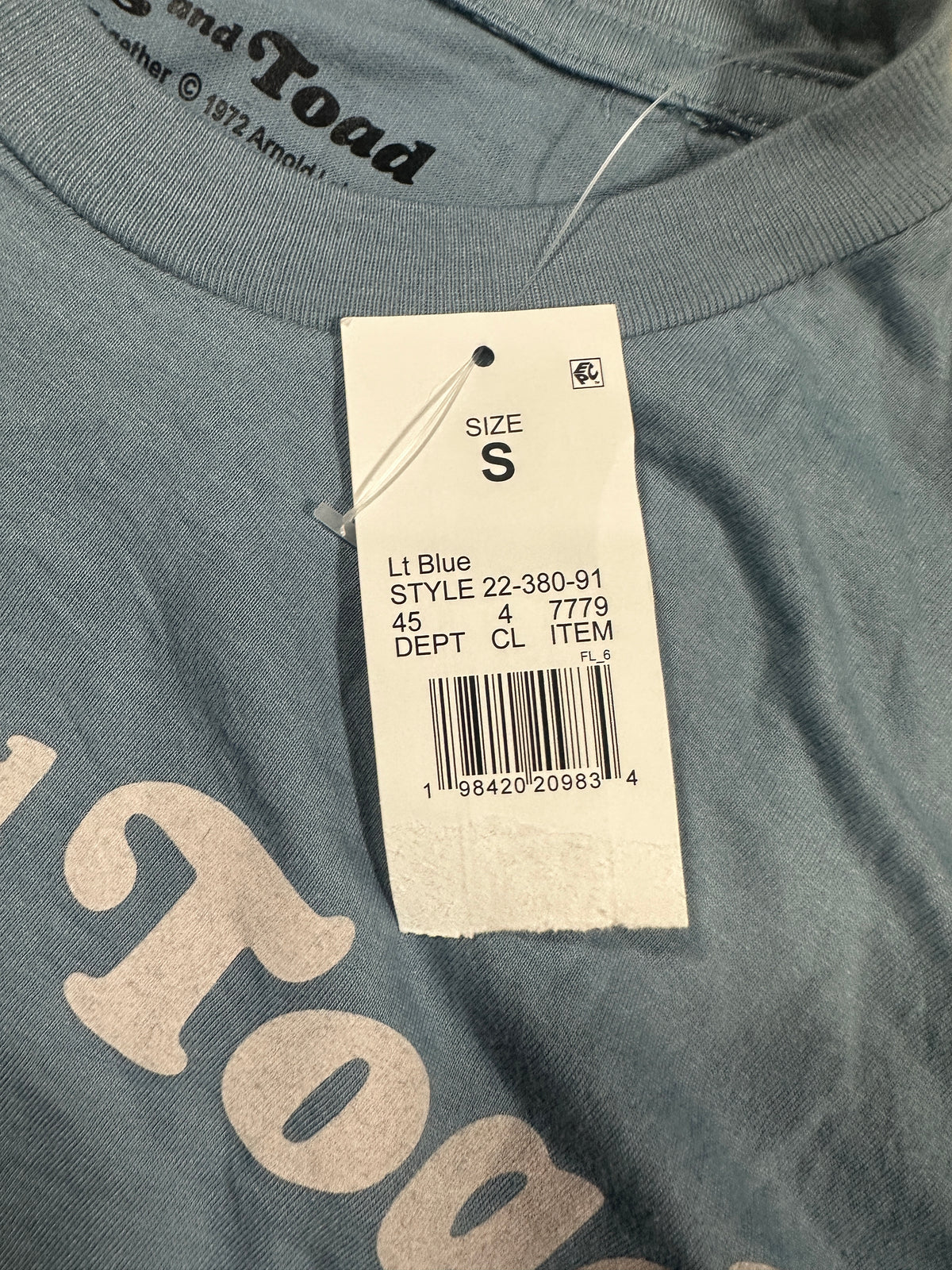 Frog and Toad Kids Light Blue Graphic T-Shirt Size S - photo 2