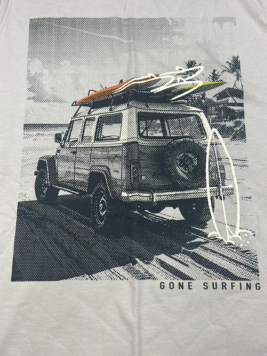 Cat & Jack Warm Gray Gone Surfing Sleeveless Tank Top Size XL 14 - Photo 2