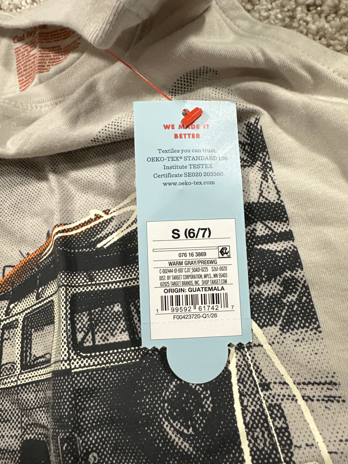 Cat & Jack Warm Gray Gone Surfing Sleeveless Tank Top Size S 6 7 - Photo 5