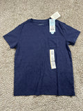 Cat & Jack navy pocket T shirt size S 6 7