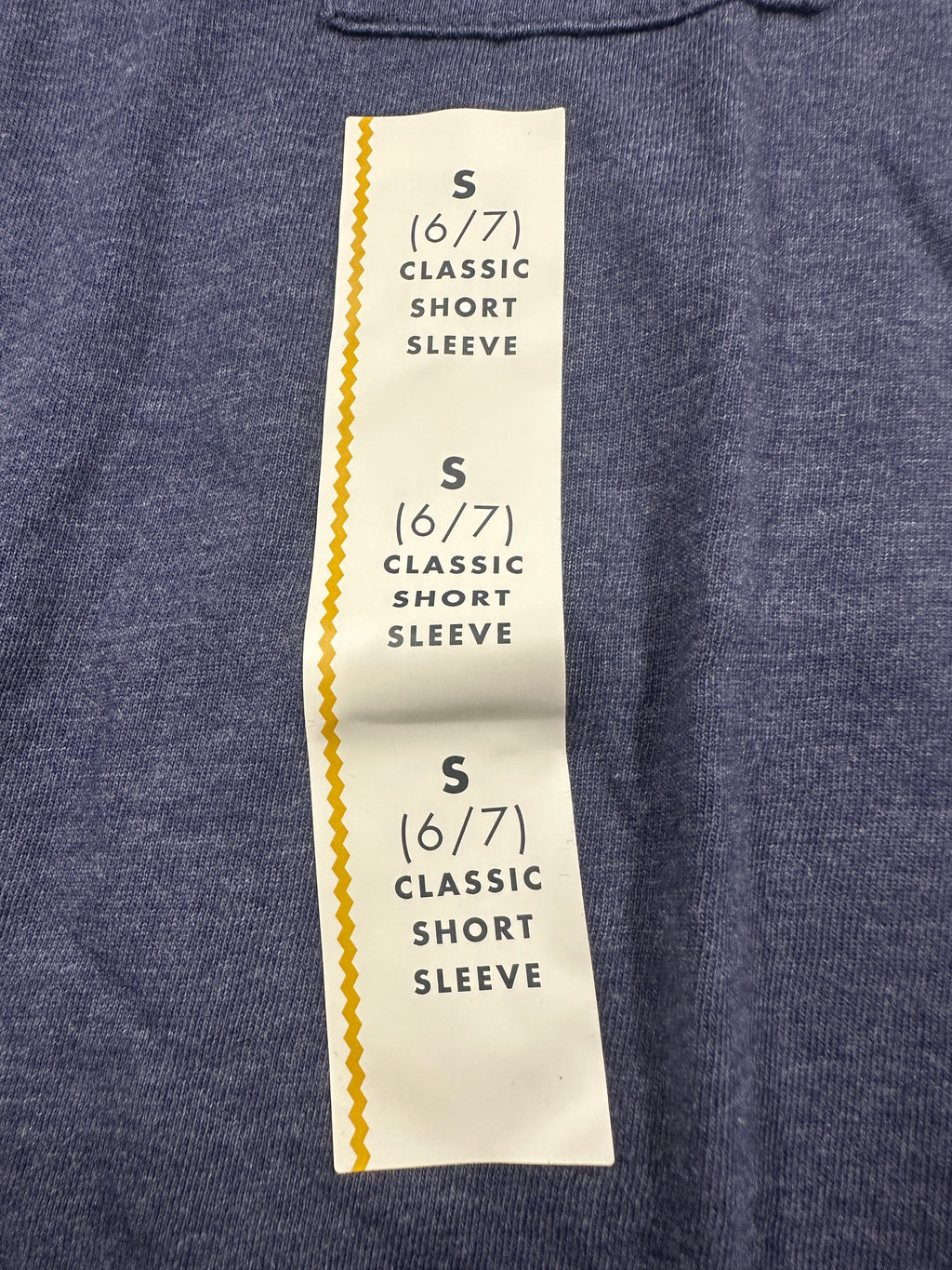Cat & Jack navy pocket T shirt size S 6 7