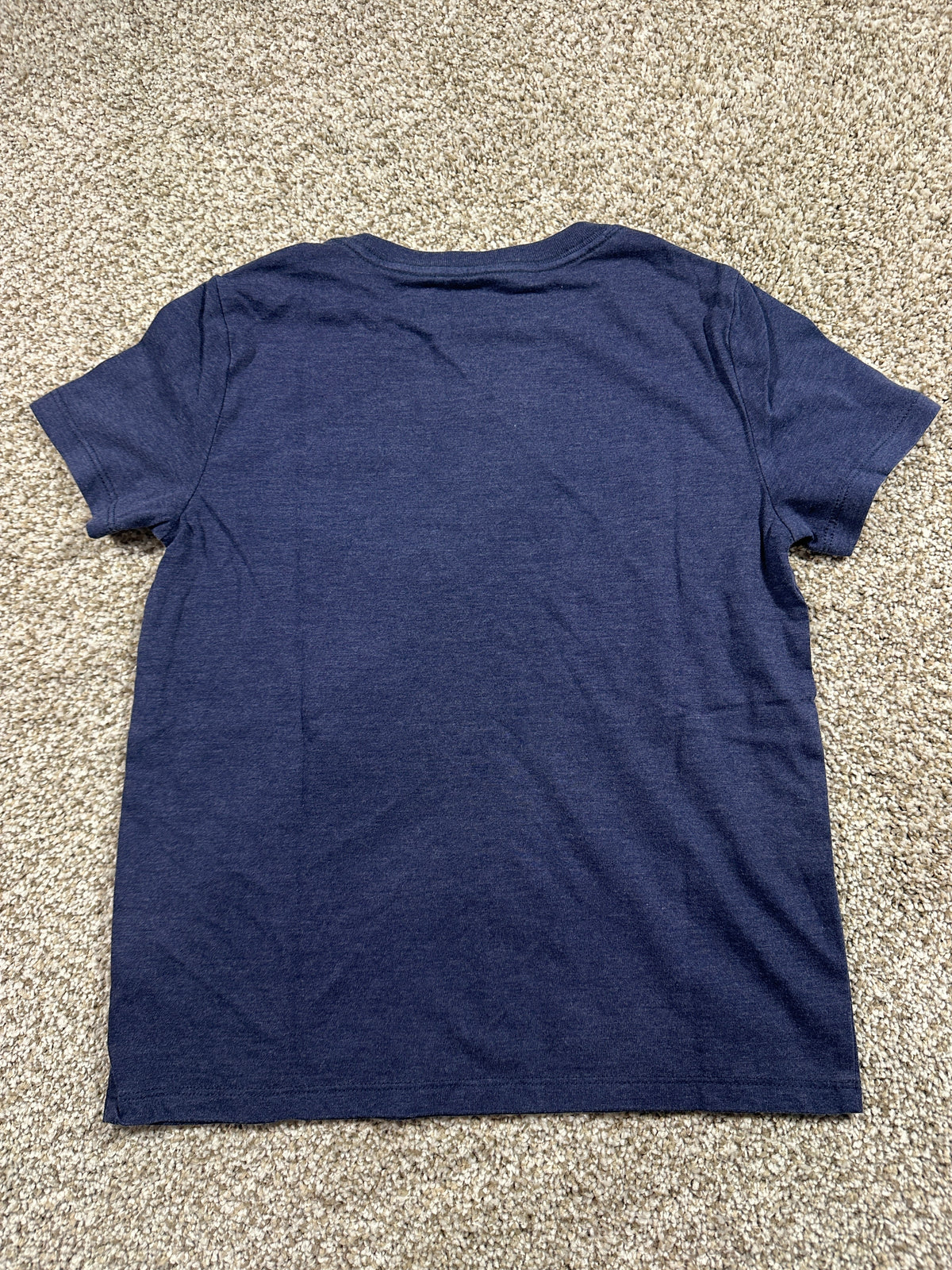 Cat & Jack navy pocket T shirt size S 6 7