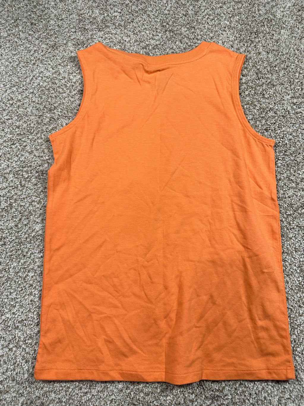 Cat & Jack orange sleeveless tank top size M (8)