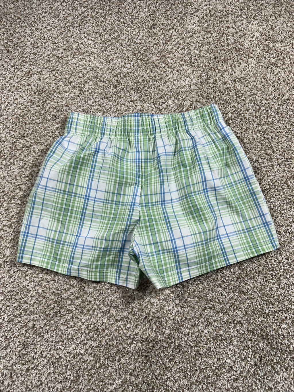 Art Class Green and Blue Plaid Sleep Shorts Size S (6/7) - photo 4