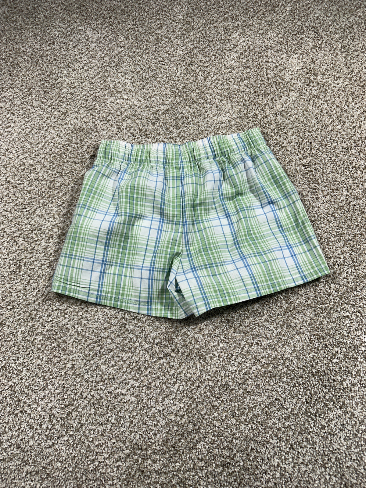 Art Class Green and Blue Plaid Sleep Shorts Size M (8) - photo 4
