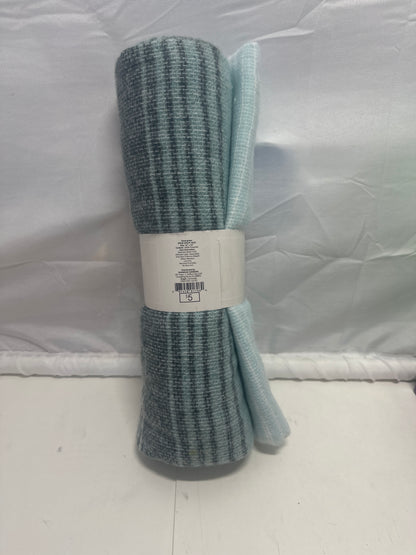 Woven Blanket Throw – 50 in × 60 in Soft Decorative Throw Blanket